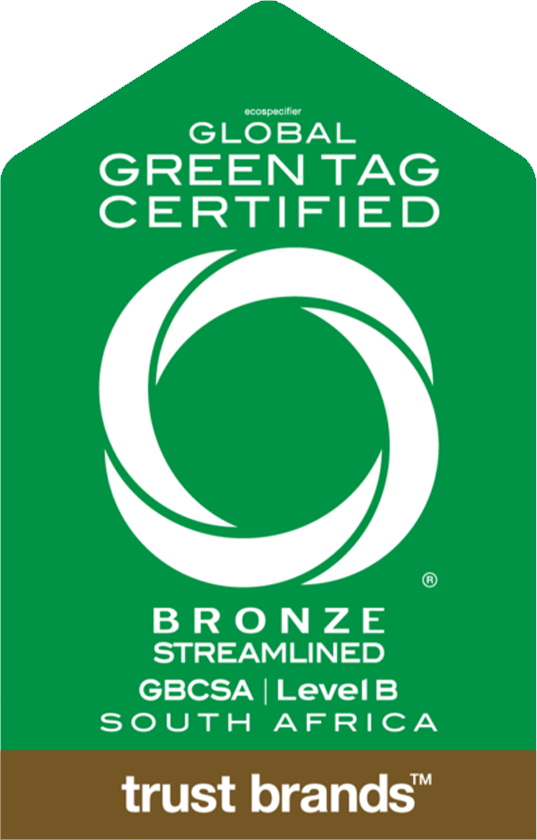 Global GreenTag Certified Bronze Streamlined certification badge